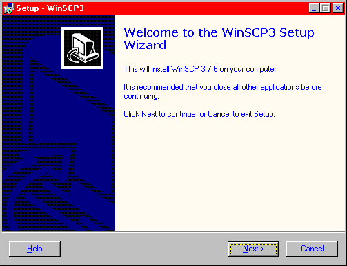 [ welcome to the WinSCP Setup Wizard ]