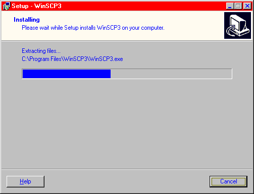 [ WinSCP installing... ]